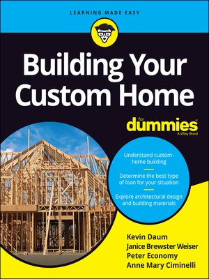 cover image of Building Your Custom Home for Dummies